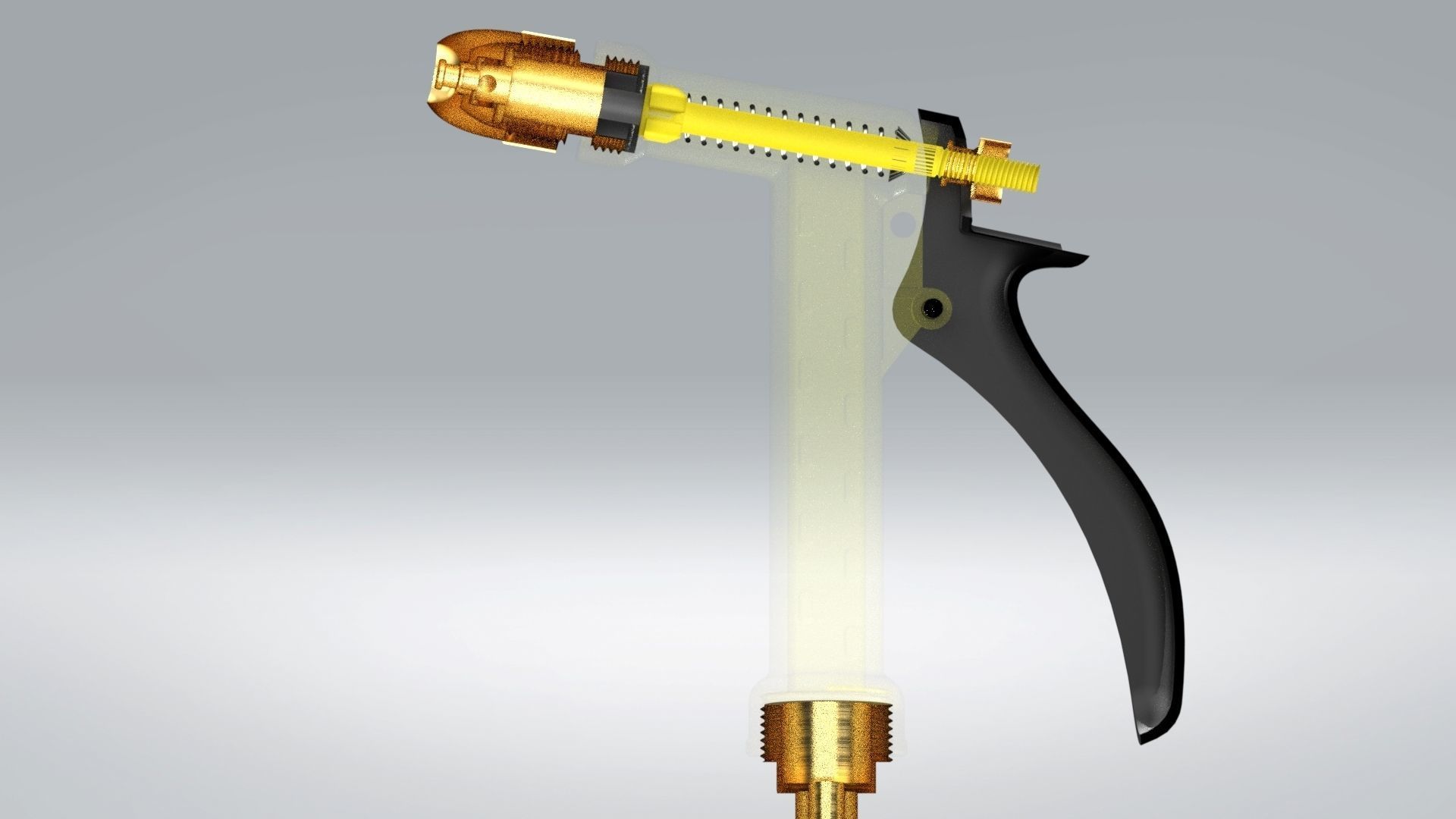 Garden water gun 3D model_10