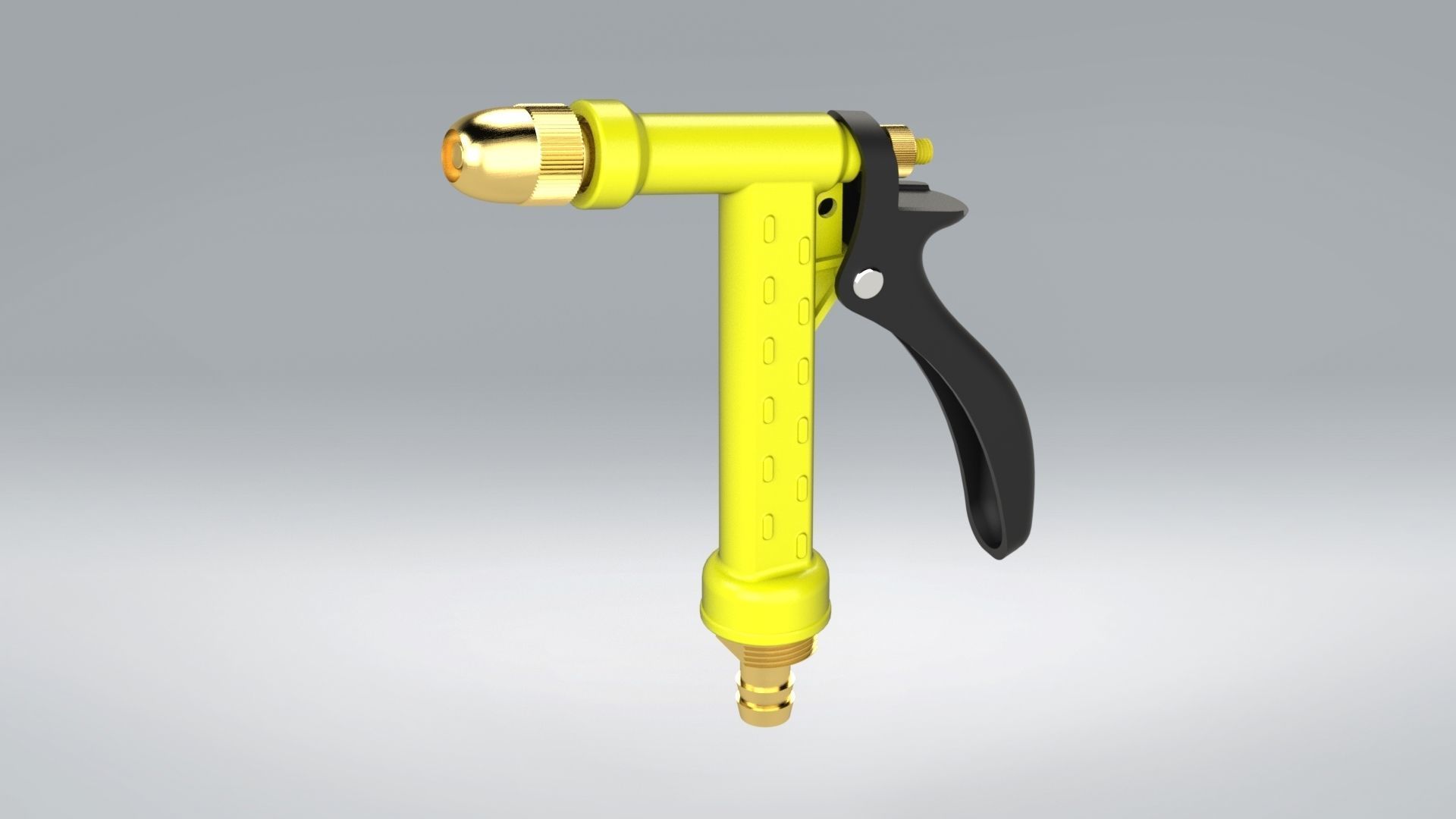 Garden water gun 3D model_16