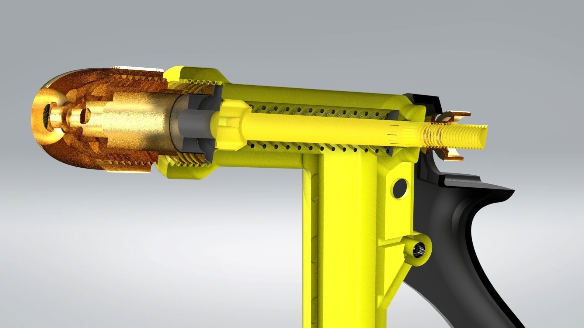 Garden water gun 3D model_12