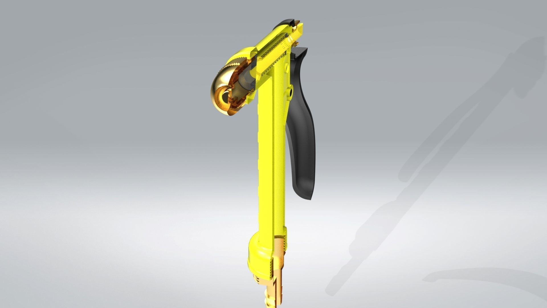 Garden water gun 3D model_15