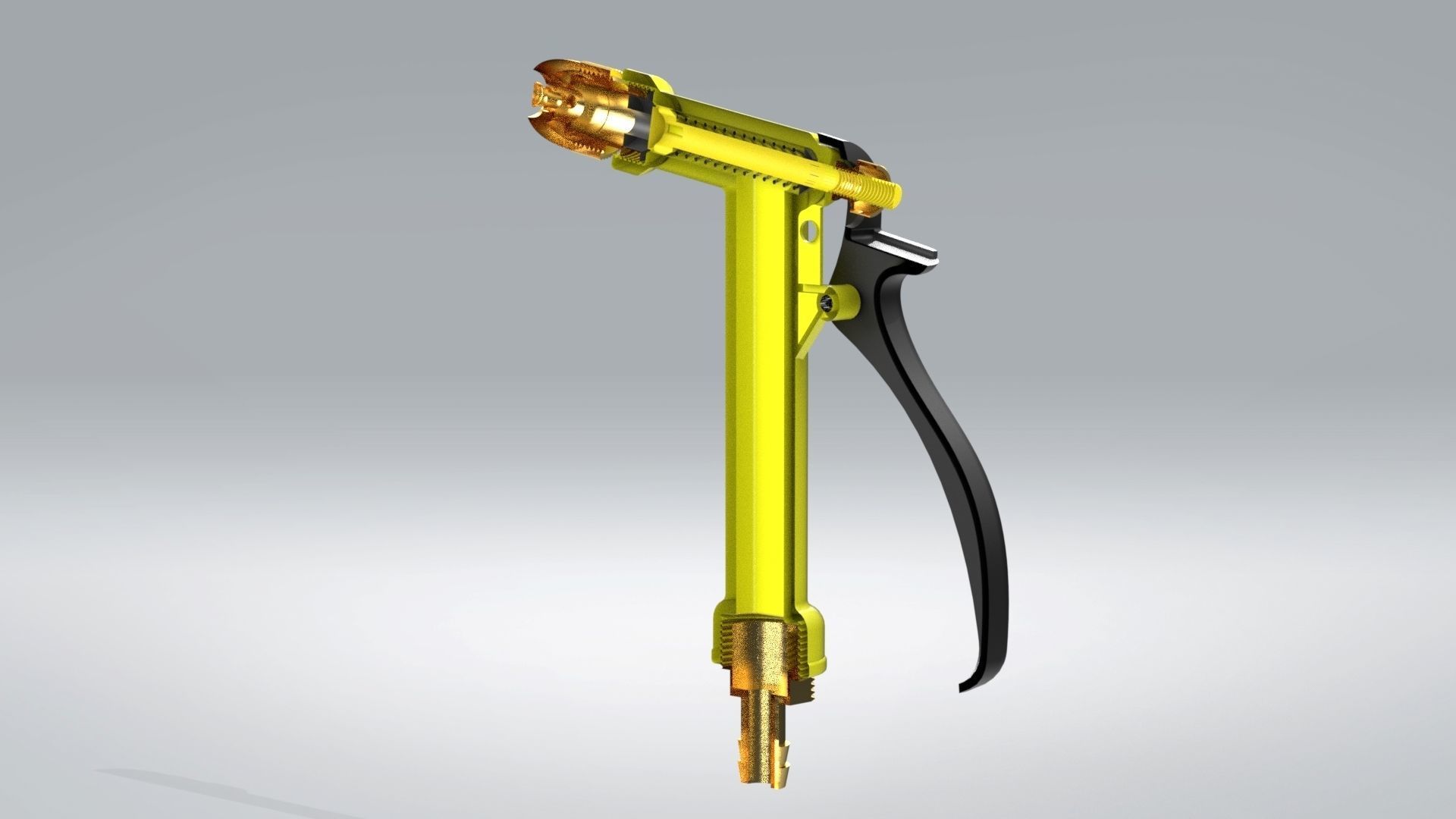 Garden water gun 3D model_14