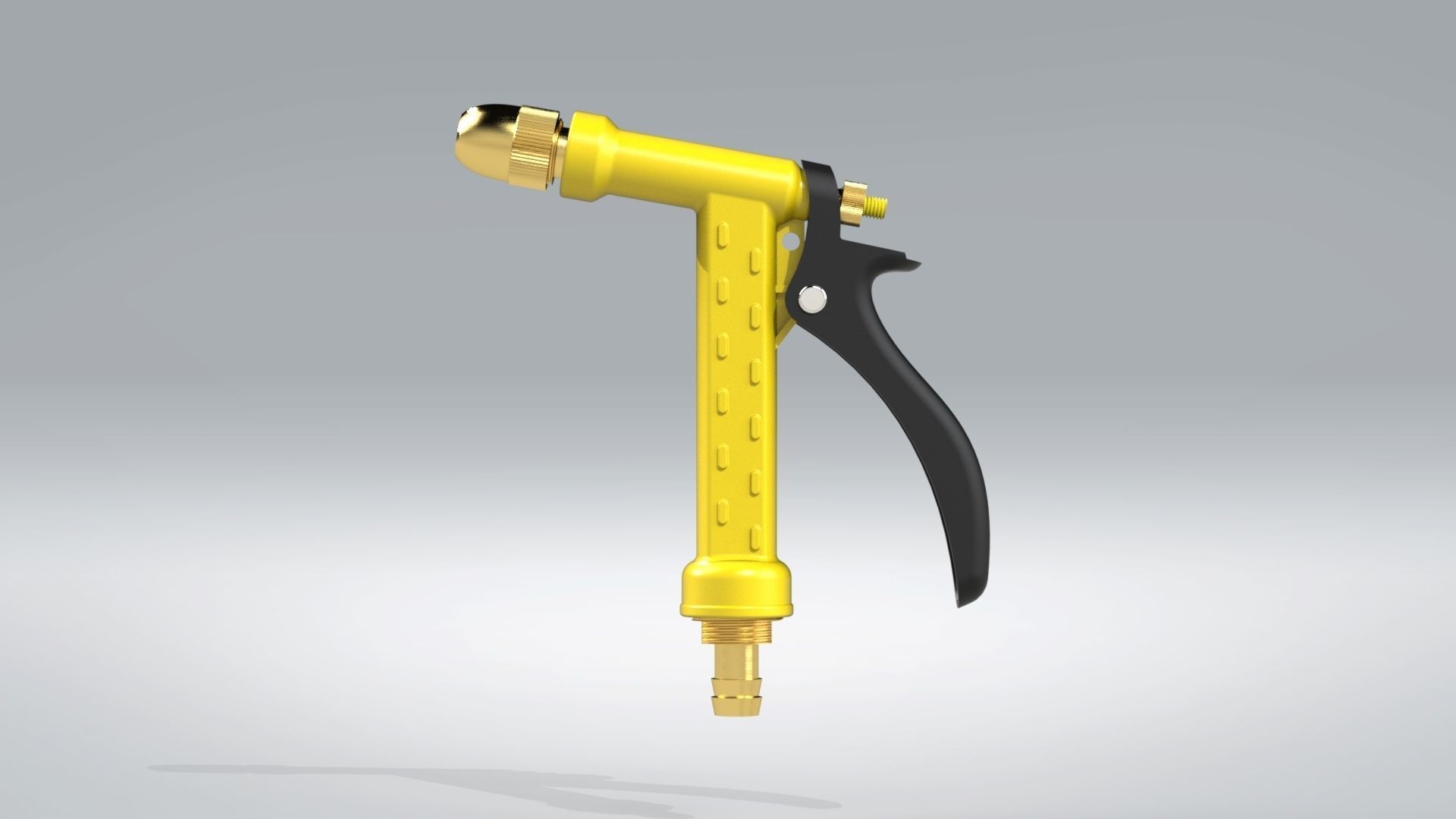 Garden water gun 3D model_4