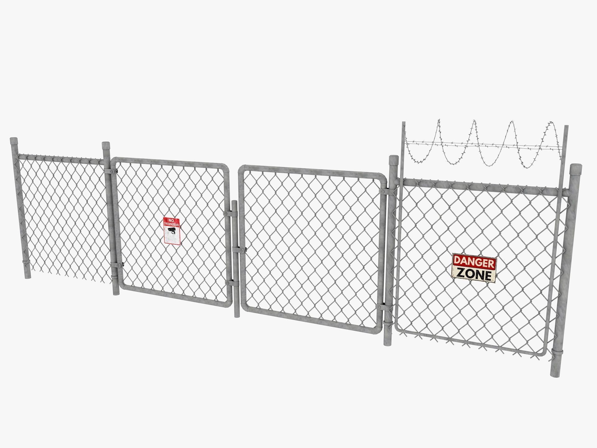 industrial warehouse equipments props pack Low-poly 3D model_44