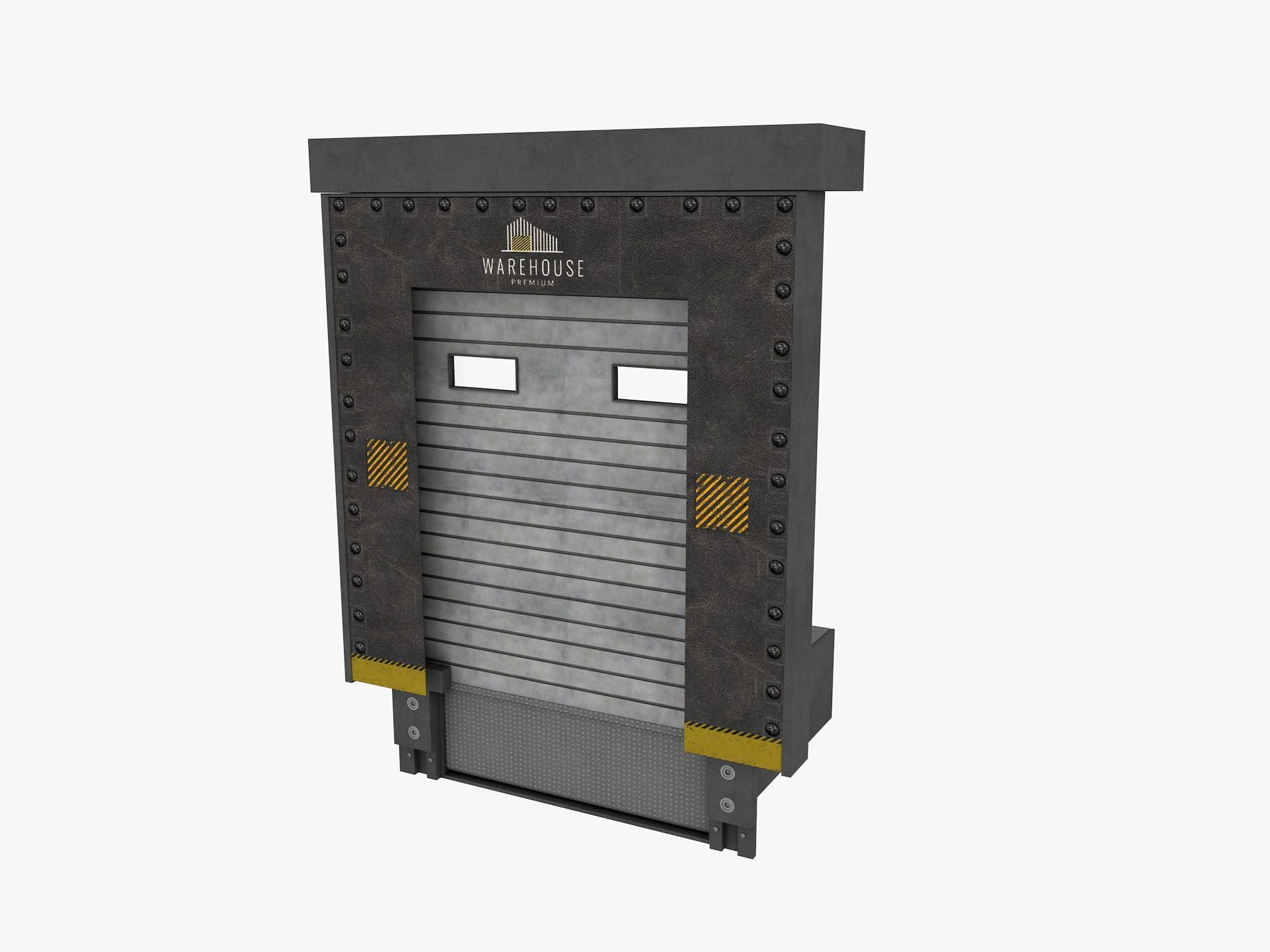 industrial warehouse equipments props pack Low-poly 3D model_82