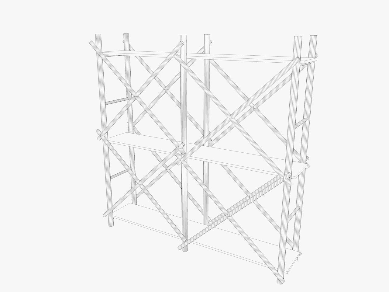 industrial warehouse equipments props pack Low-poly 3D model_59