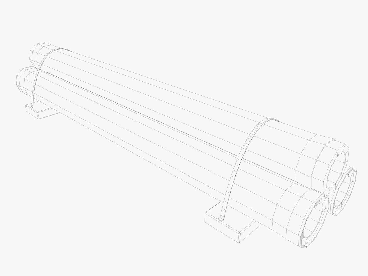 industrial warehouse equipments props pack Low-poly 3D model_63