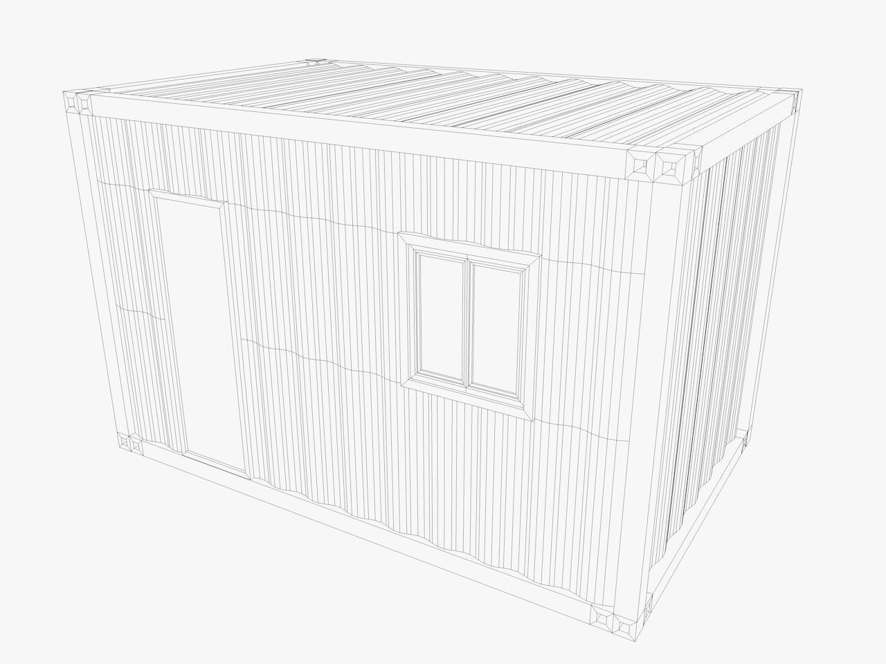 industrial warehouse equipments props pack Low-poly 3D model_87