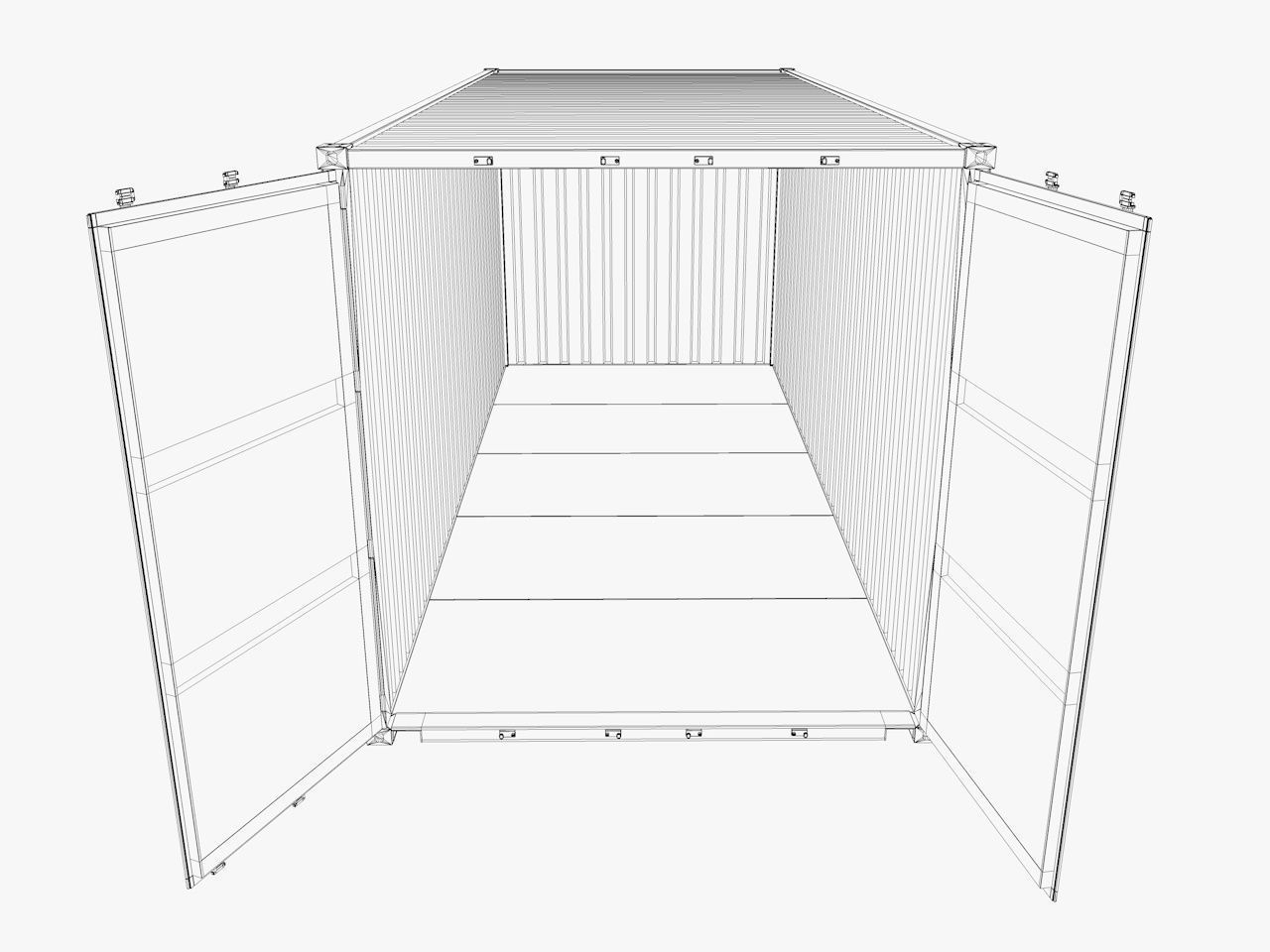 industrial warehouse equipments props pack Low-poly 3D model_18