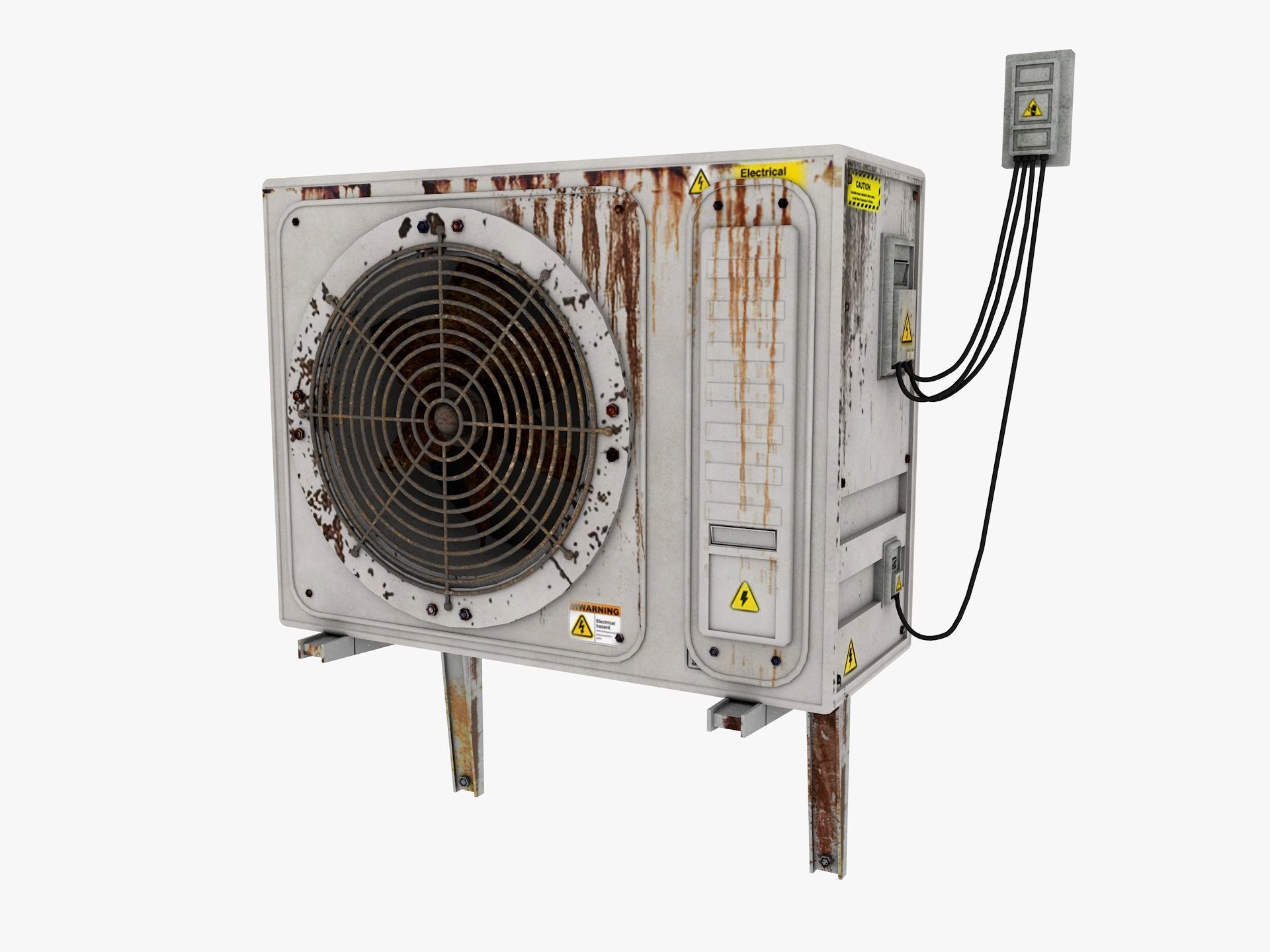 industrial warehouse equipments props pack Low-poly 3D model_76