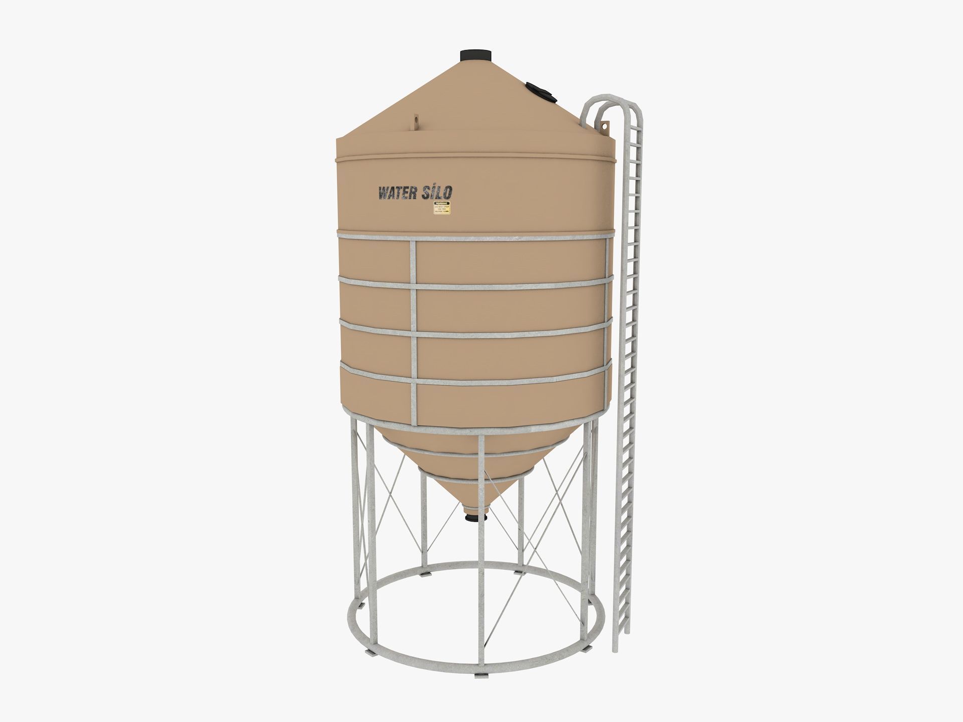 industrial warehouse equipments props pack Low-poly 3D model_40