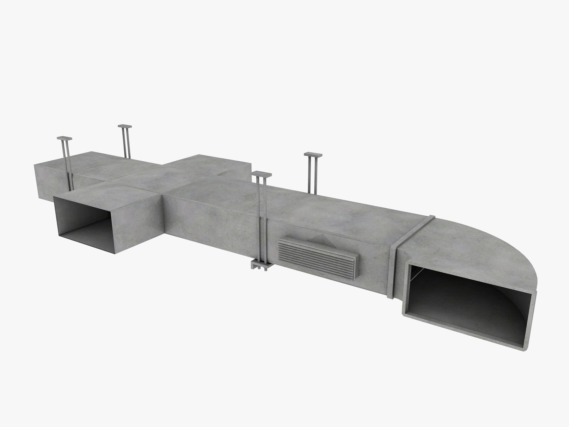 industrial warehouse equipments props pack Low-poly 3D model_89