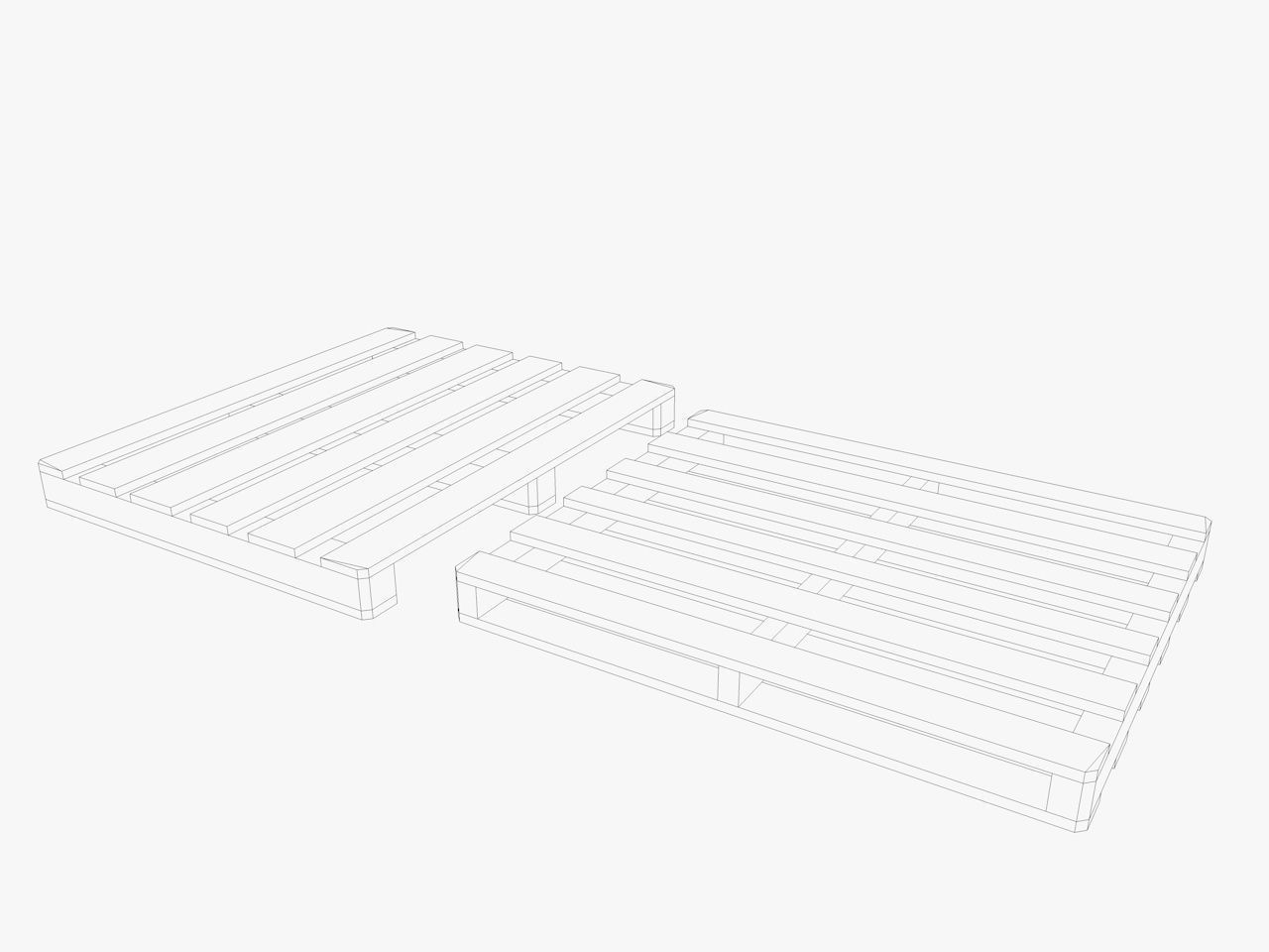 industrial warehouse equipments props pack Low-poly 3D model_32