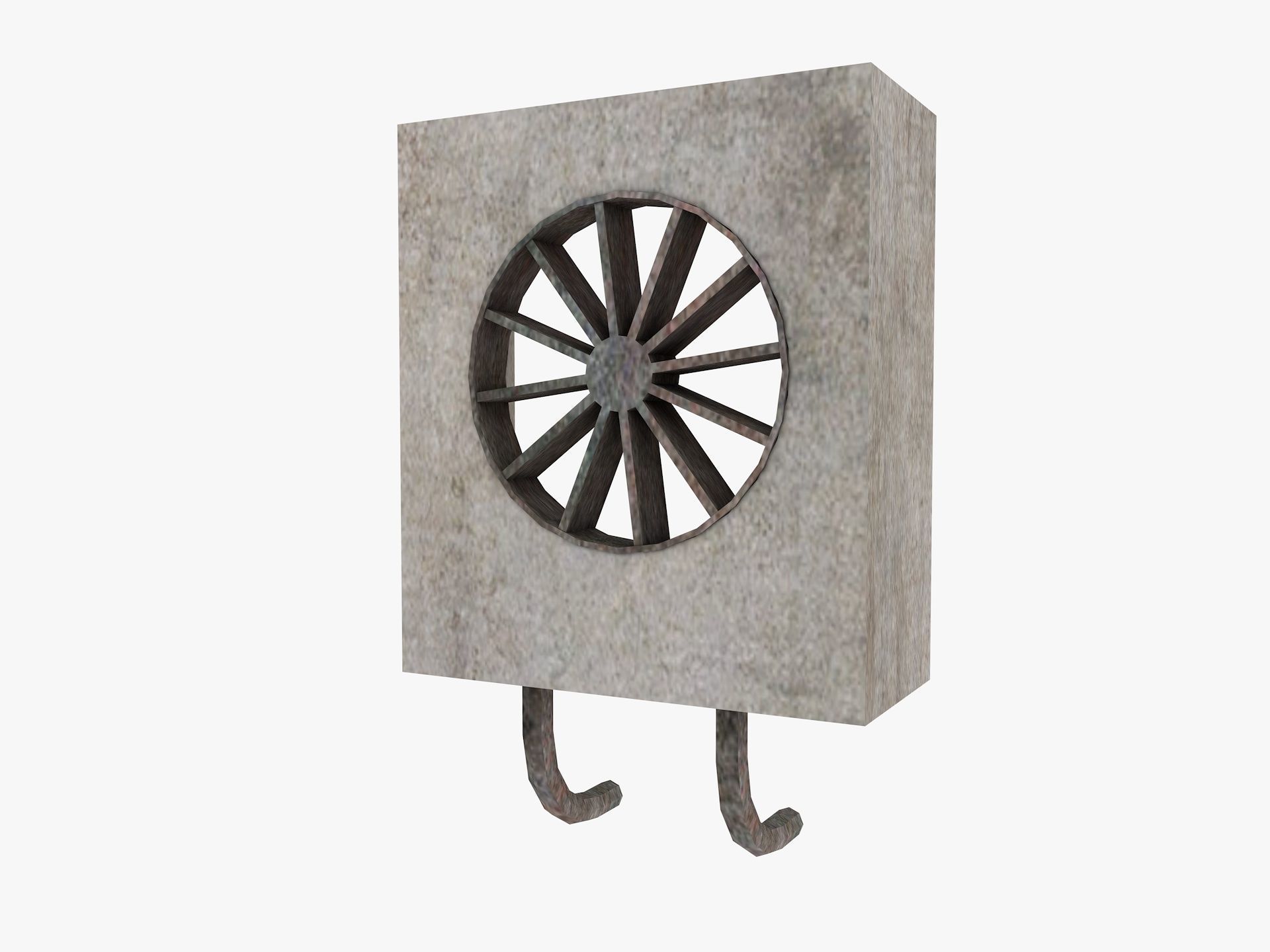 industrial warehouse equipments props pack Low-poly 3D model_78