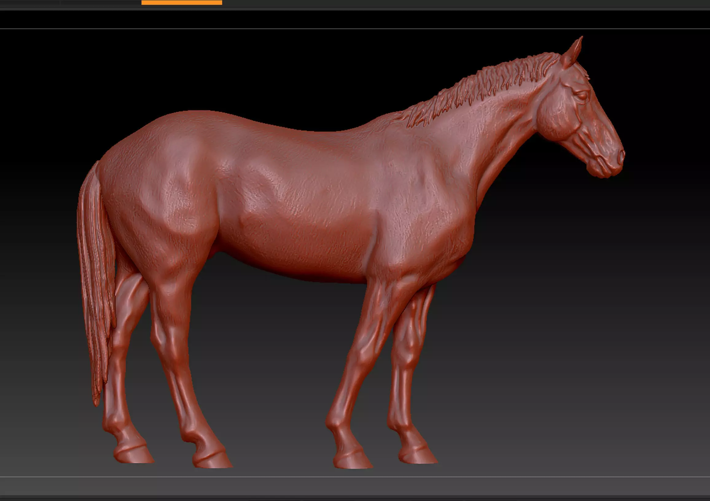 3D Print Ready Irish Sport Horse  3D print model_0