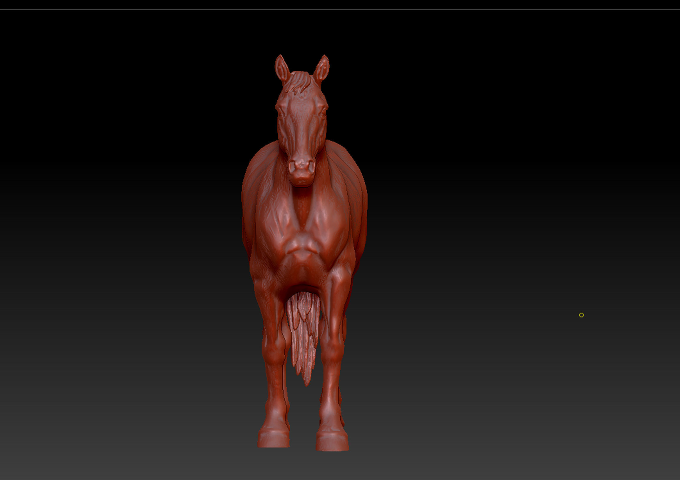 3D Print Ready Irish Sport Horse  3D print model_1