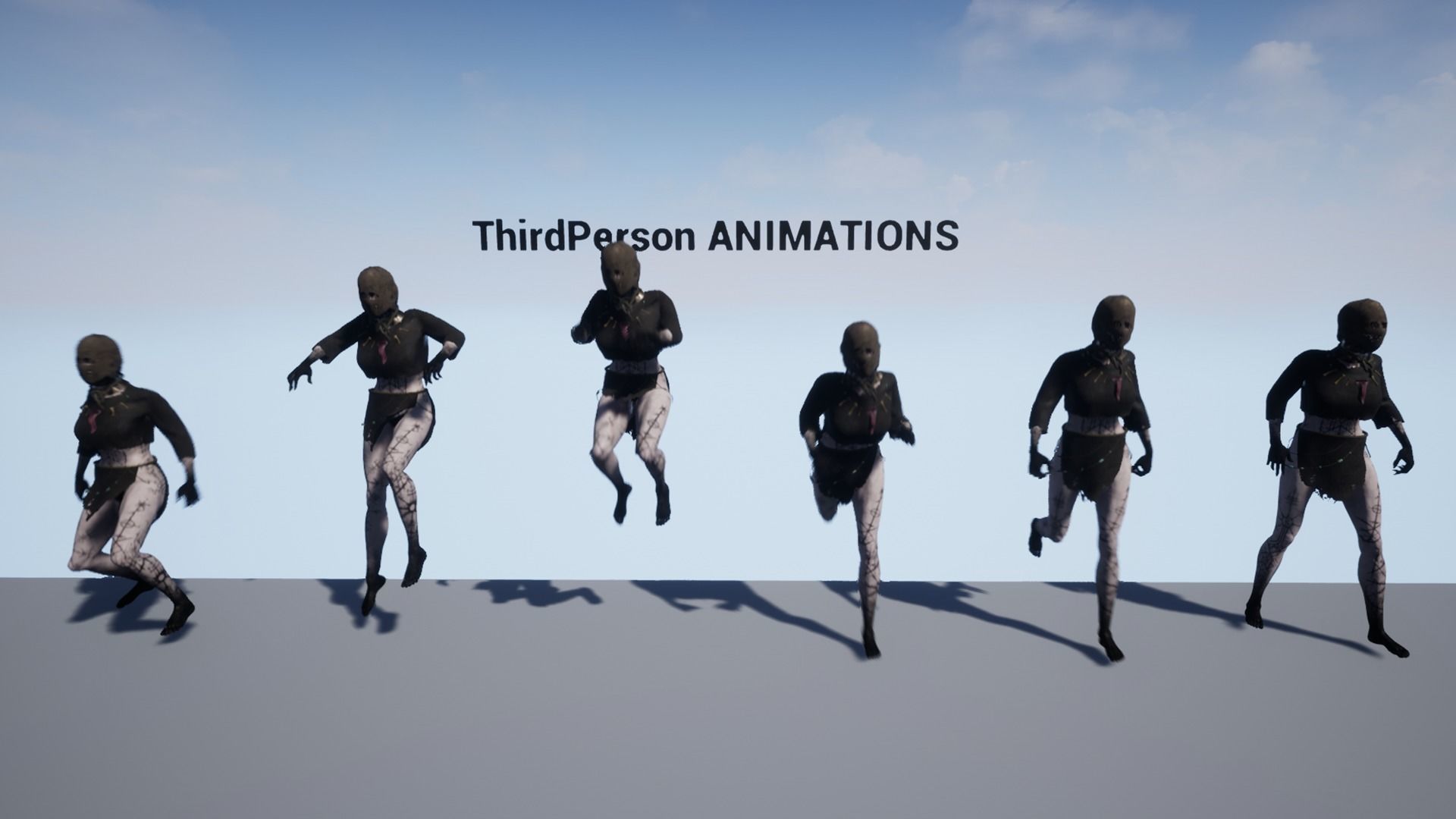 Witch Game Ready  Low-poly 3D model_11