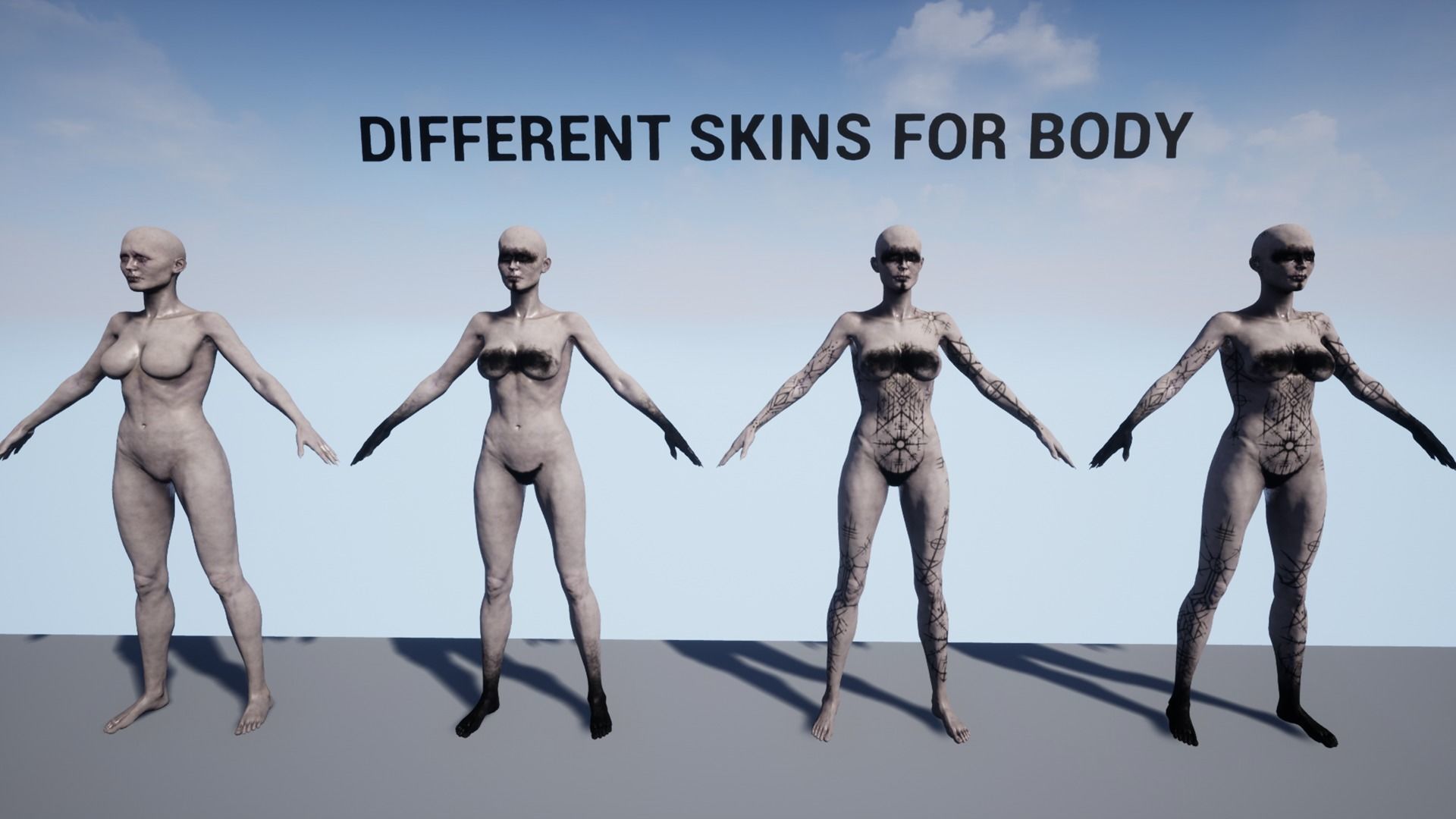 Witch Game Ready  Low-poly 3D model_9