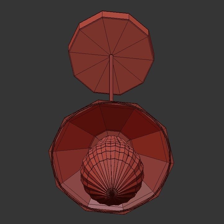 Lana Pendant 3D model_2