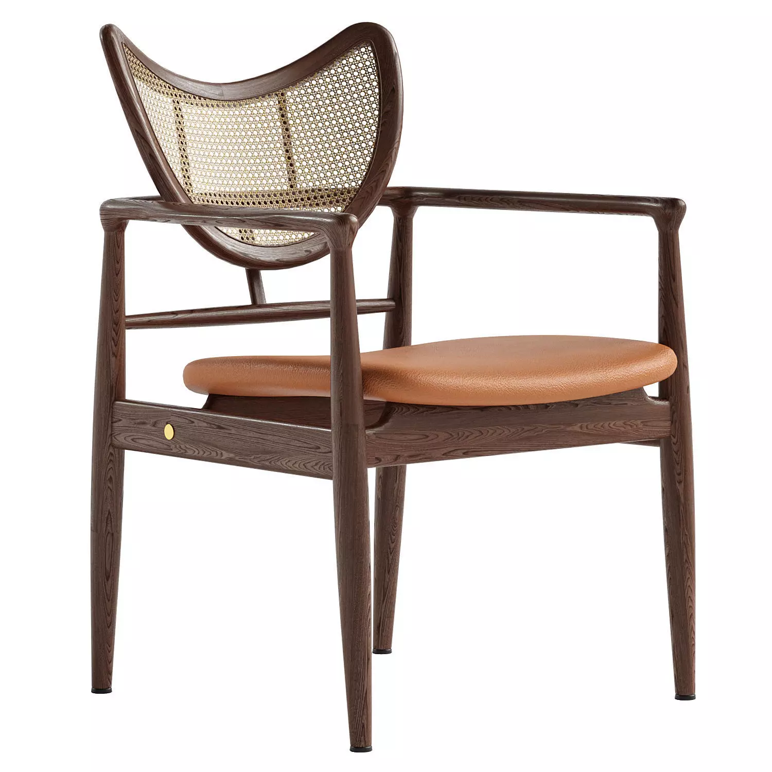 Dyuthi Rattan Chair 3D model
