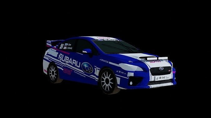 2015 Subaru WRX STi NR4  3D model