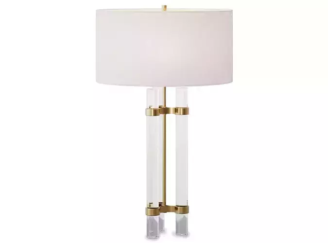 Glass Table Lamp Louvre Home Hugh