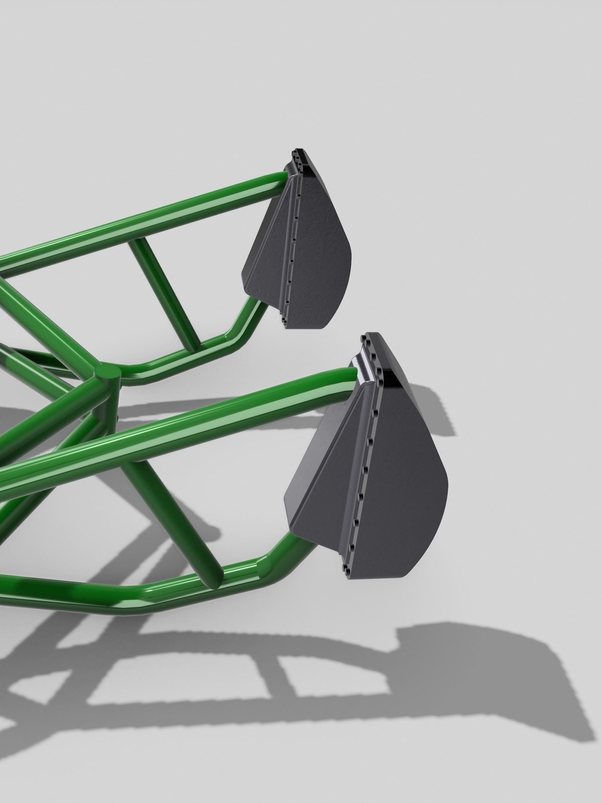 1967 STANG Parachute and Decklid mount 3D print model_2