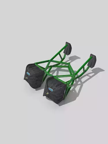 1967 STANG Parachute and Decklid mount 3D print model