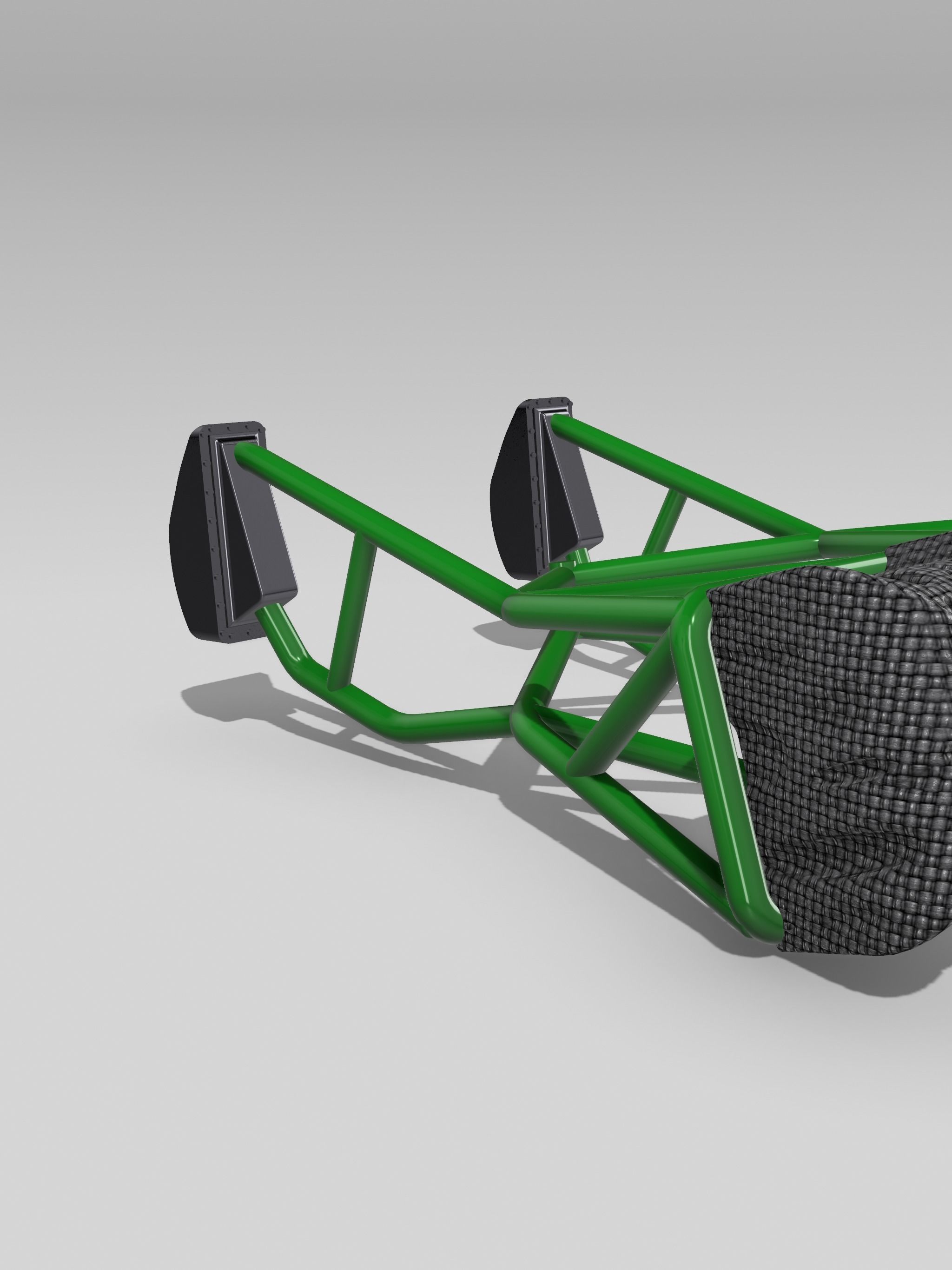 1967 STANG Parachute and Decklid mount 3D print model_4