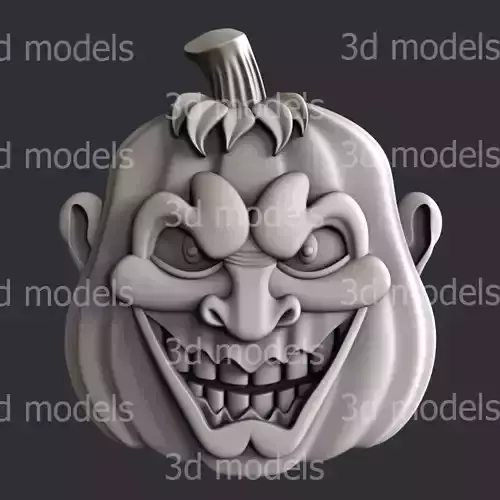 3d STL models for CNC or 3d printer pumpkins halloween P471