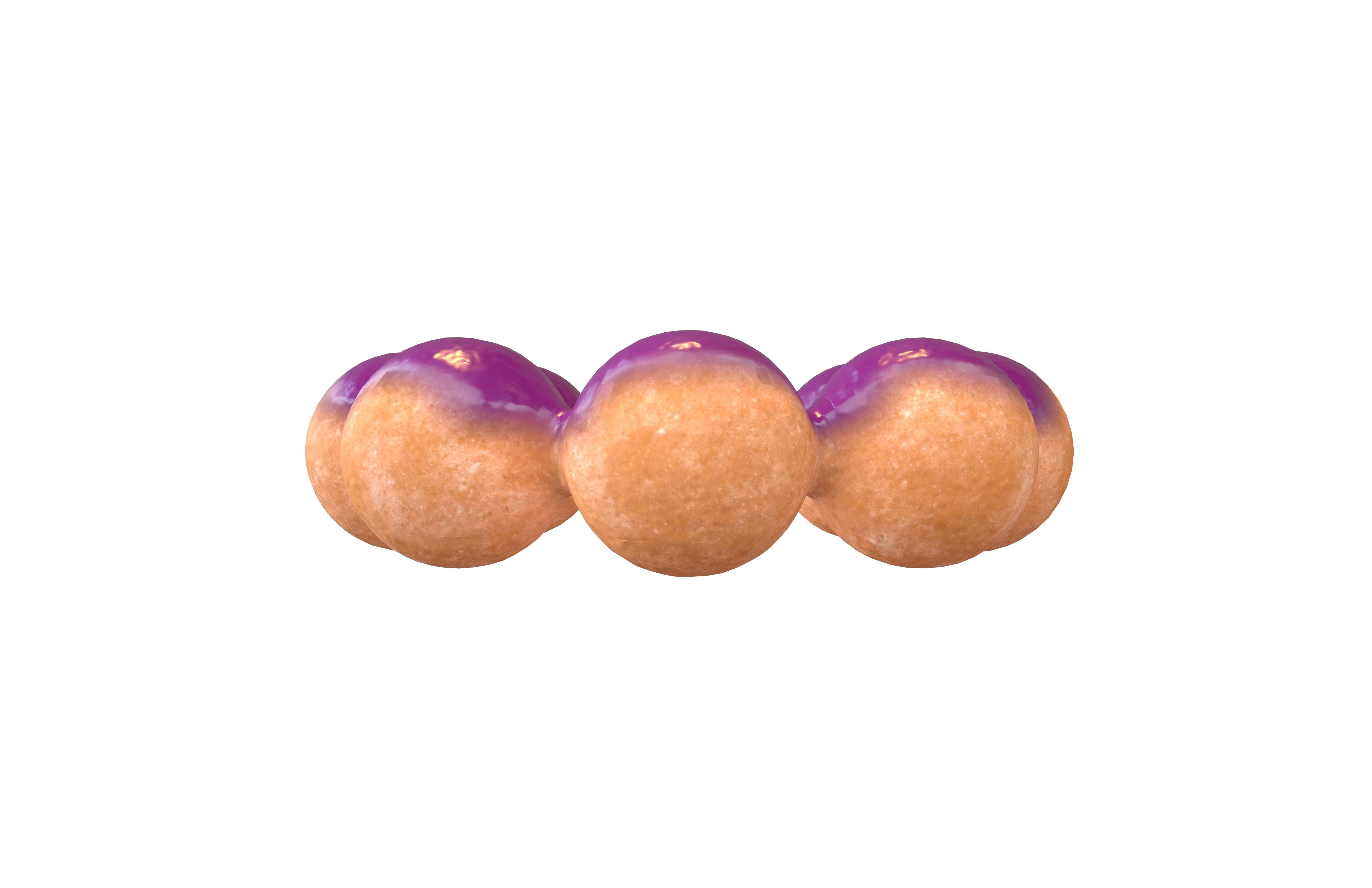 Japanese Donut v1 011 Low-poly 3D model_3