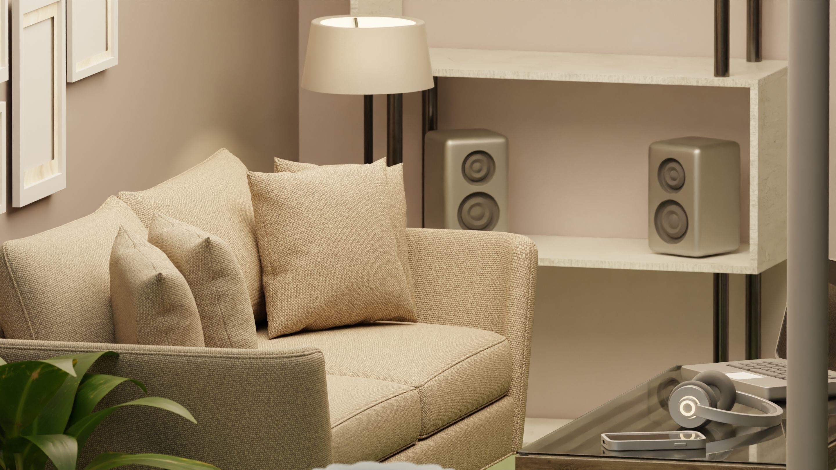 Apartment interior design 3D model_5