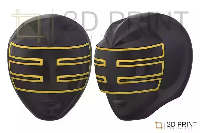 Power Rangers Zeo Gold Ranger helmet 3D print model