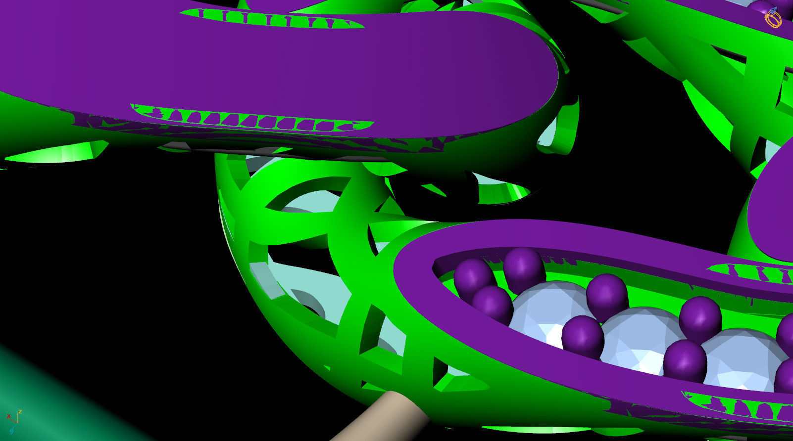 9 MM 42 CM CUBAN LINK CHAIN FOR BRACELET OR NECKLACE 3D print model_3