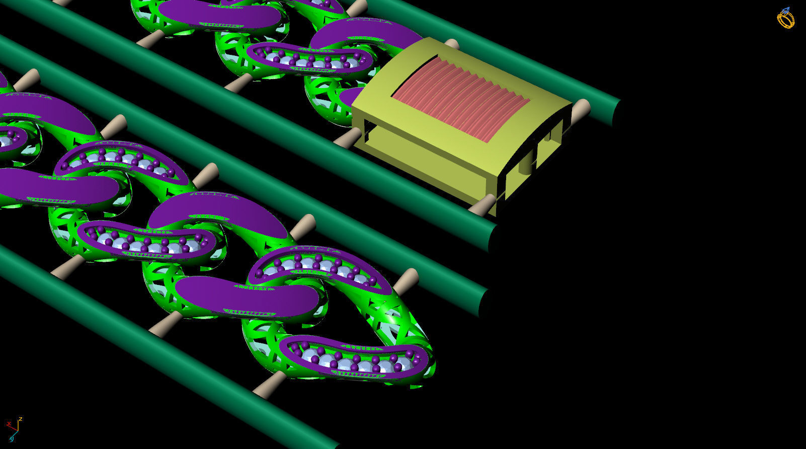 9 MM 42 CM CUBAN LINK CHAIN FOR BRACELET OR NECKLACE 3D print model_4