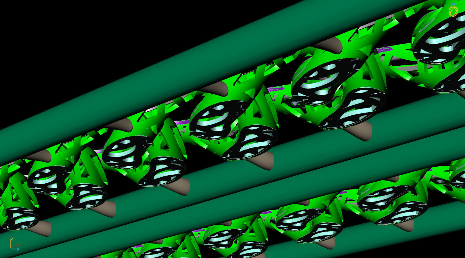 9 MM 42 CM CUBAN LINK CHAIN FOR BRACELET OR NECKLACE 3D print model_6