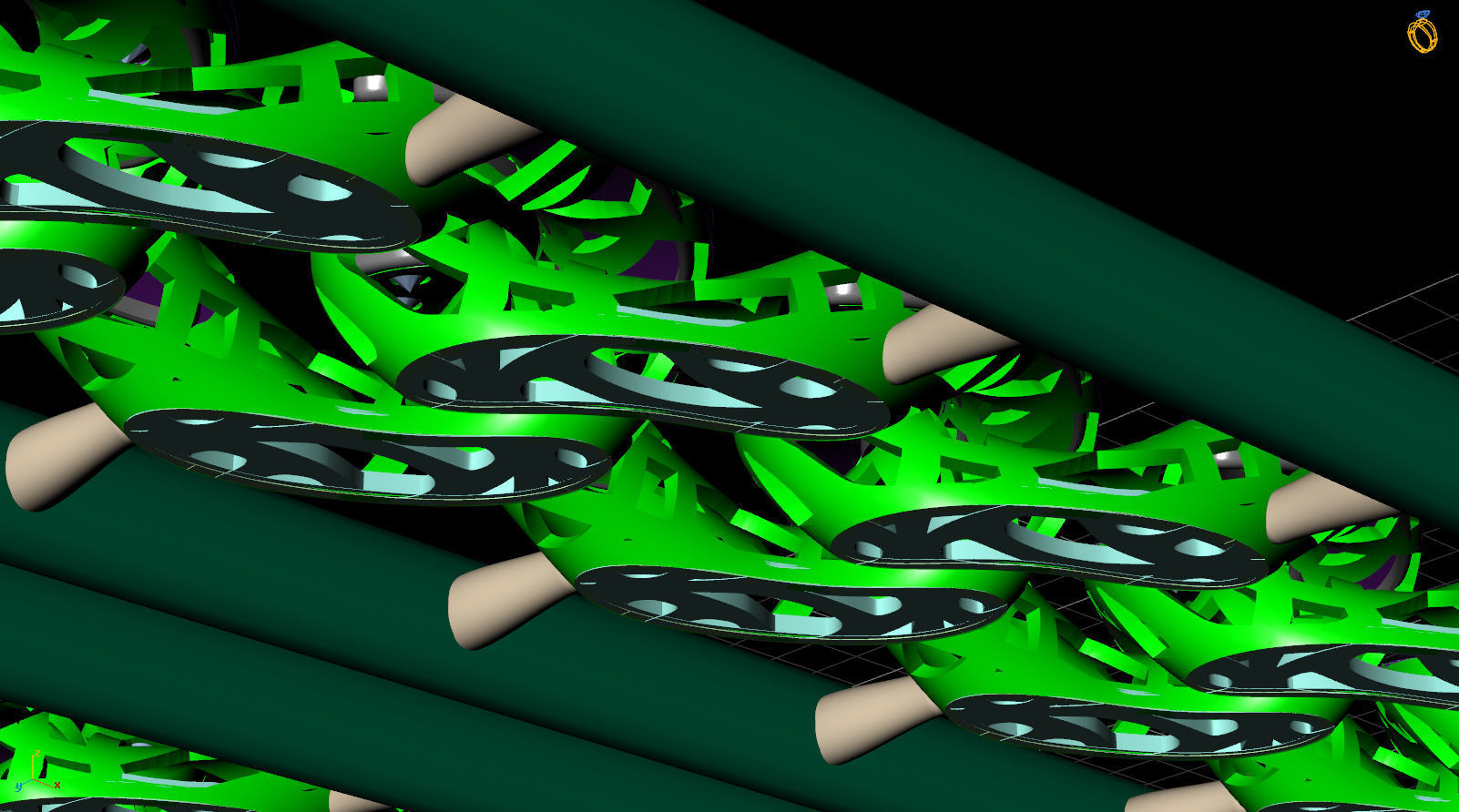 9 MM 42 CM CUBAN LINK CHAIN FOR BRACELET OR NECKLACE 3D print model_5