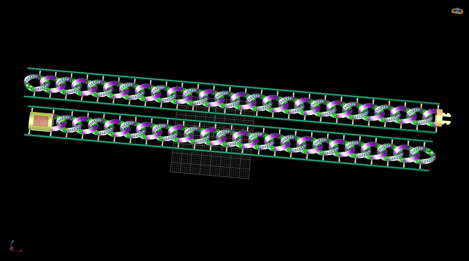 9 MM 42 CM CUBAN LINK CHAIN FOR BRACELET OR NECKLACE 3D print model_7