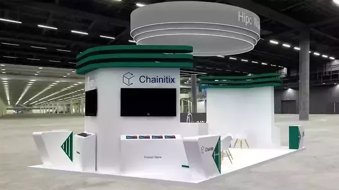 exhibition Low-poly 3D model exhibition Low-poly 3D model