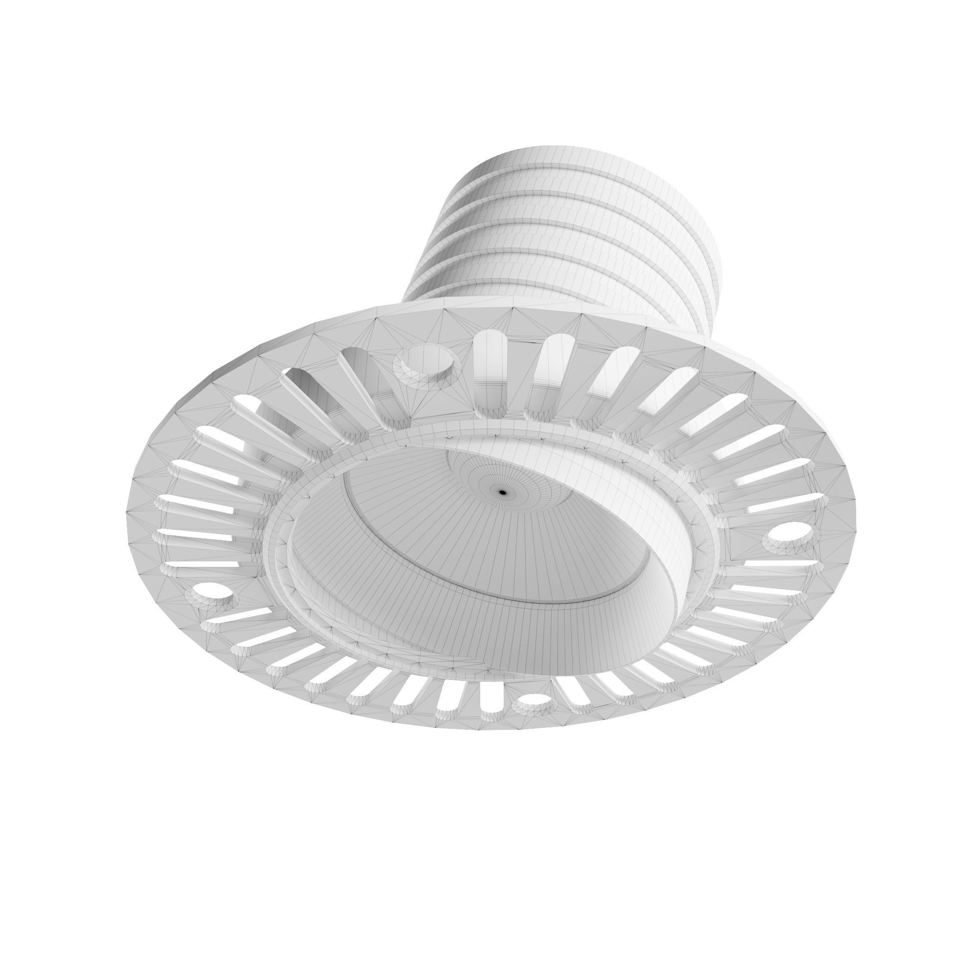 Recessed luminaire HOKASU DOT Spin Edgeless Free 3D model_1