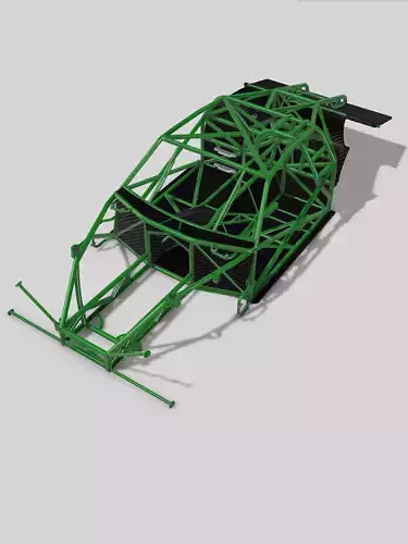 1967 STANG Fastback ProMod tubular chassis with floors tubs 3D print model