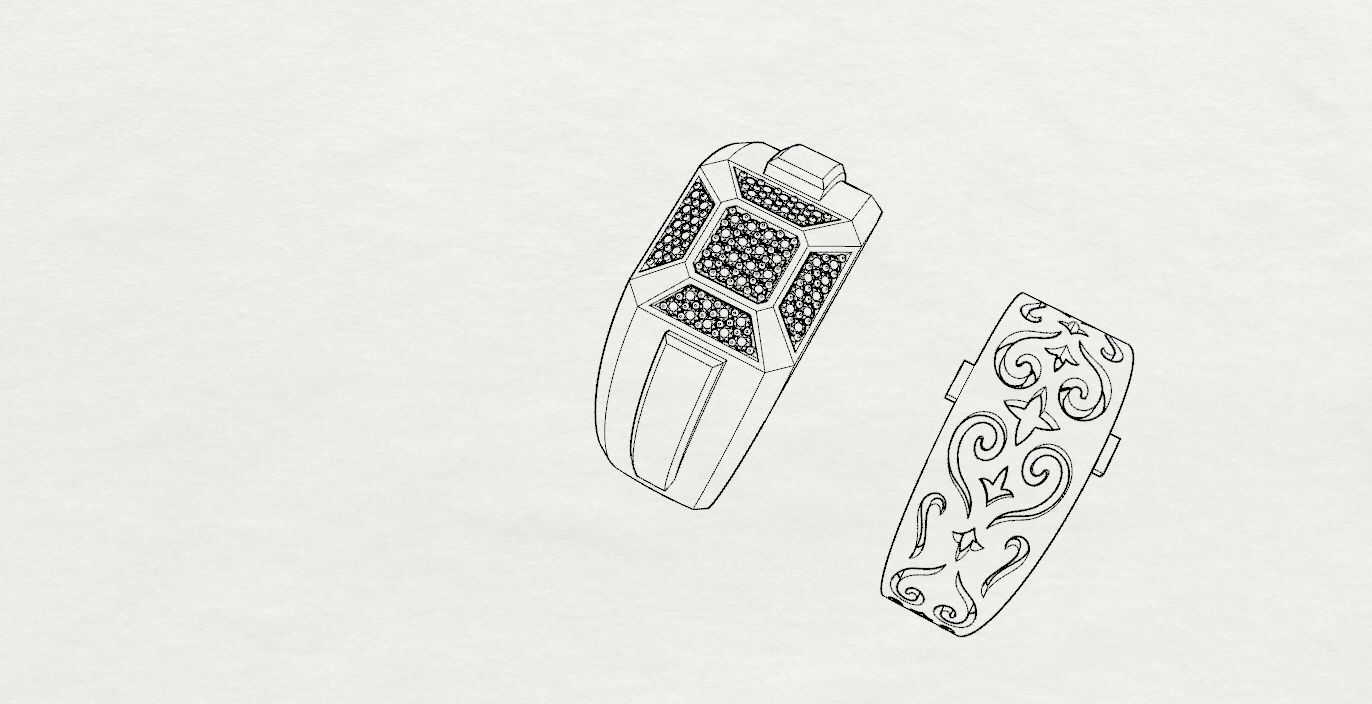 Mens Rings 3D print model_18