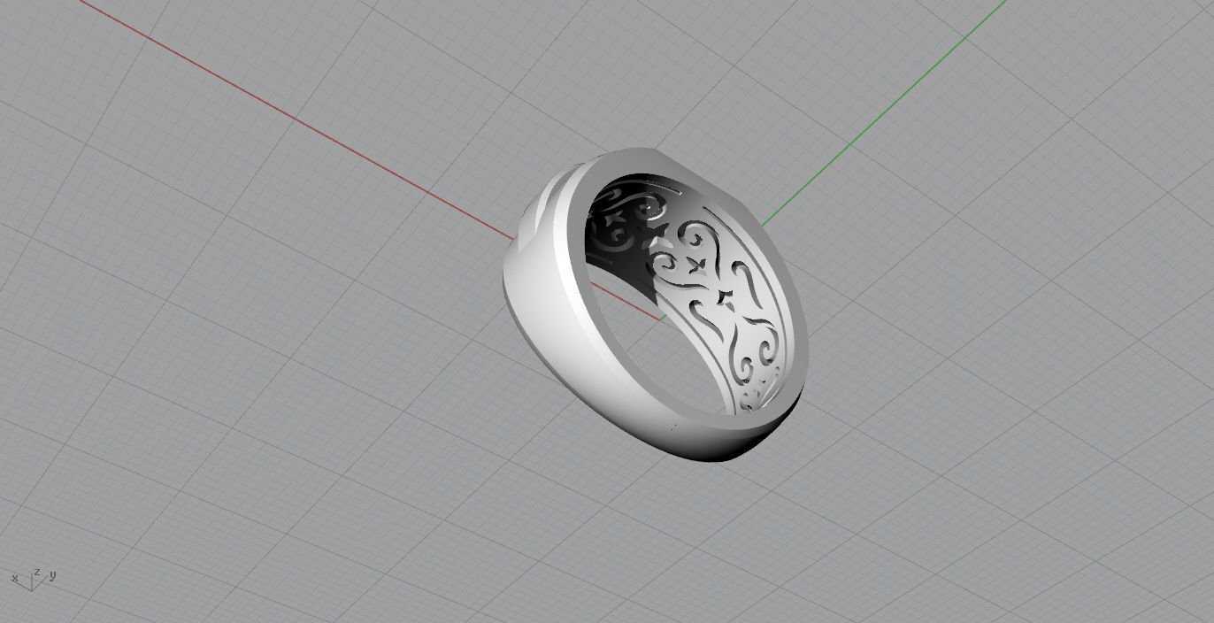 Mens Rings 3D print model_8