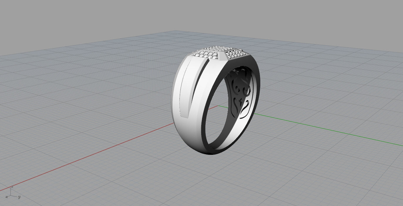 Mens Rings 3D print model_7