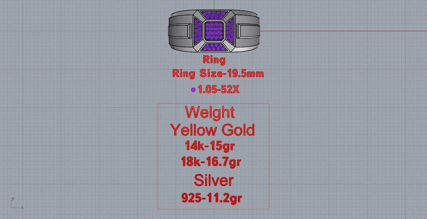 Mens Rings 3D print model_3
