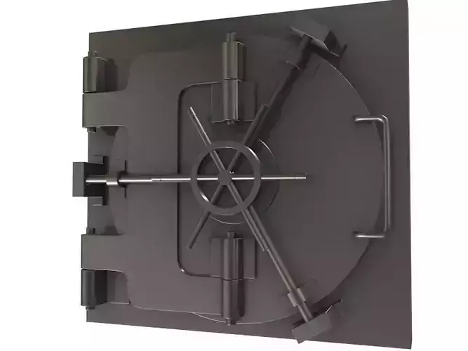 Animated Vault 3D model
