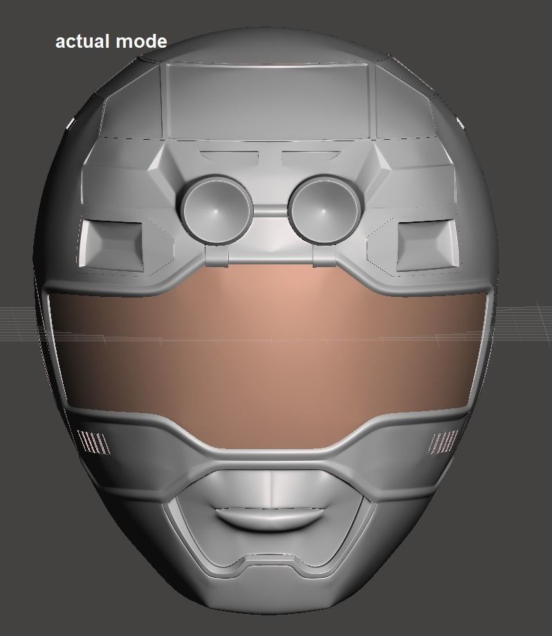 Power Rangers Turbo Blue Ranger helmet 3D model 3D printable | CGTrader