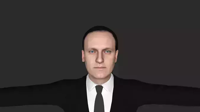 Alexey Navalny  Hyper Realistic Full Body Rigged Character