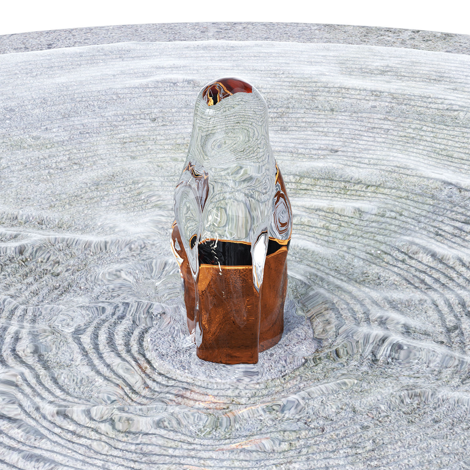 Portola Fountain 3D model_4