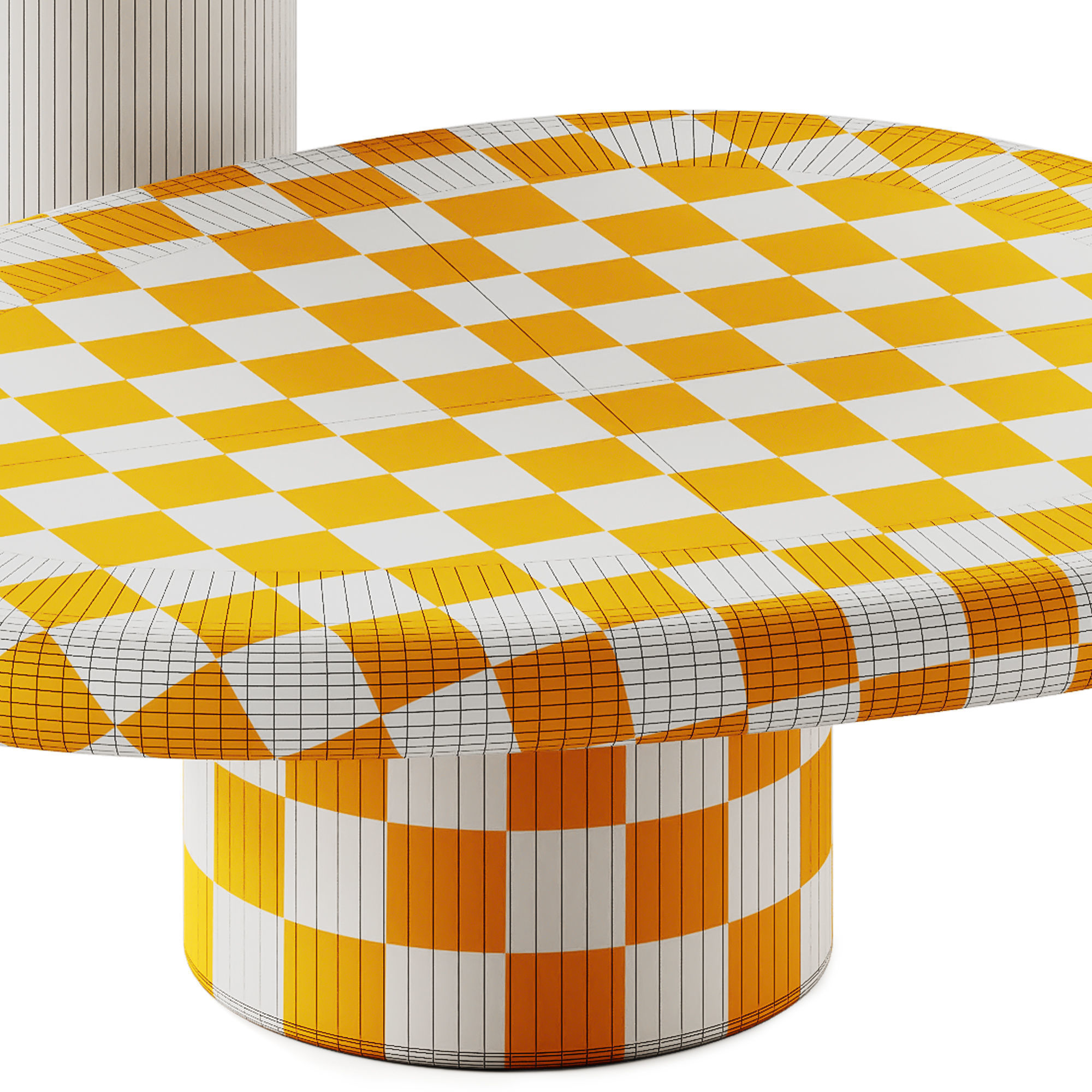 Richmond Interiors Bloomstone Coffee and Side Table 3D model_5