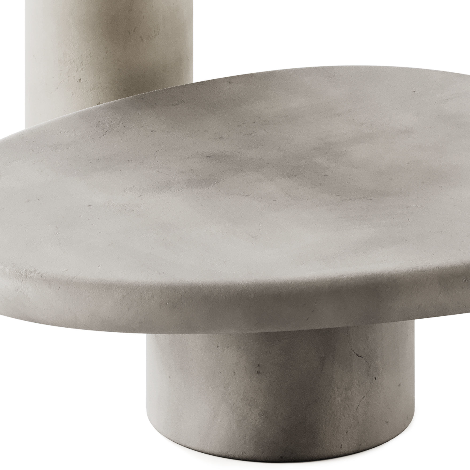 Richmond Interiors Bloomstone Coffee and Side Table 3D model_3